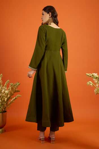 Khwaab By Sanjana Lakhani Chiffon Anarkali Set With Printed Dupatta 