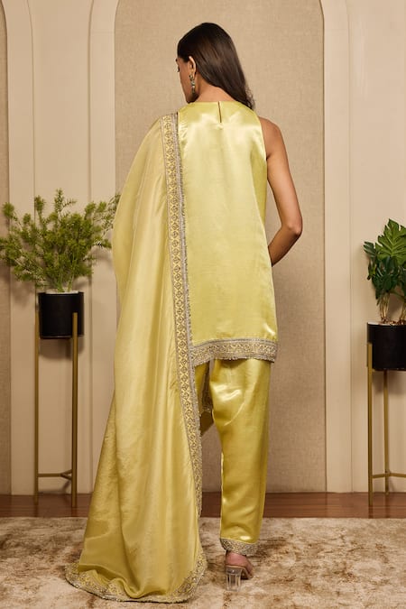 Neha Mehra Hand Embroidered Kurta Salwar Set 