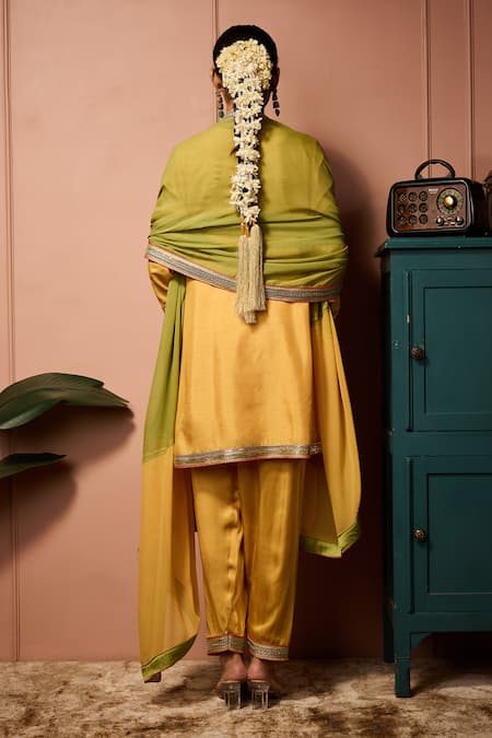 Neha Mehra Hand Embroidered Kurta Salwar Set 