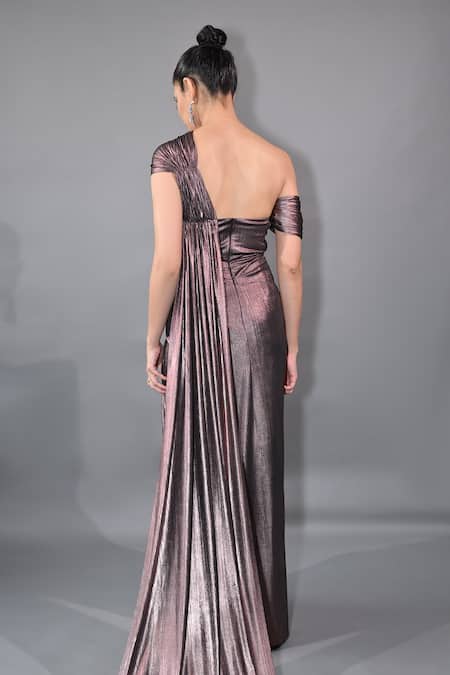 Tisharth by Shivani Draped Cutout Gown 