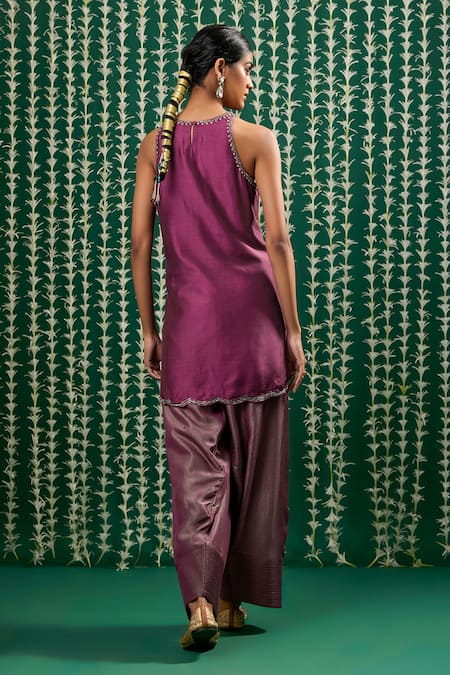 Cupid Cotton Pitta Resham Sequin Embroidered Kurta Pant Dupatta 