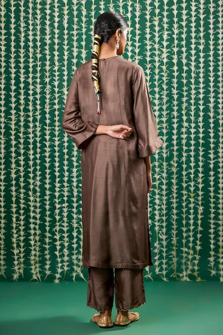 Cupid Cotton Keya Embroidered Kurta Set 