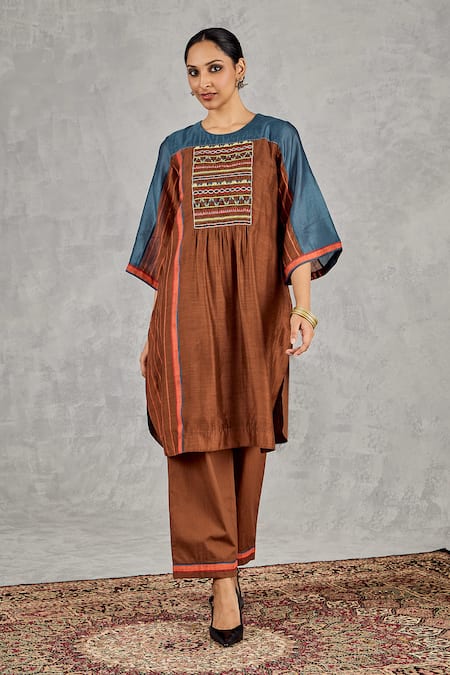 Shivani Bhargava Hand Embroidered Kurta & Pant Set 