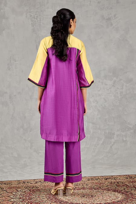 Shivani Bhargava Hand Embroidered Kurta & Pant Set 