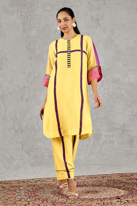 Shivani Bhargava Hand Embroidered Kurta & Pant Set 