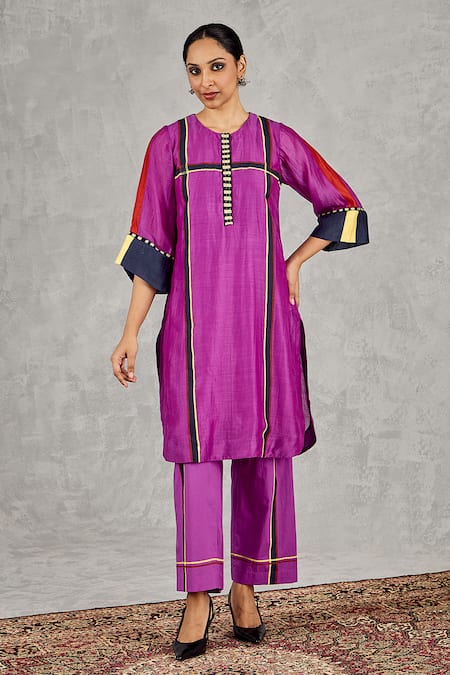 Shivani Bhargava Block Print Kurta & Pant Set 