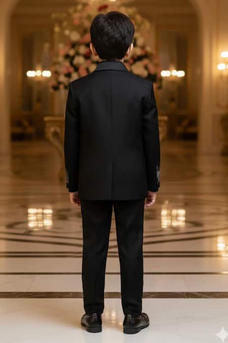 Funny Bones Clothings Midnight Flames Blazer Set 