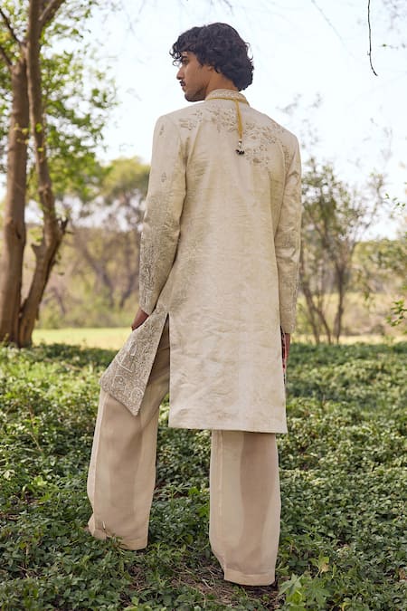 Mukti And Kavith Casa The Imperial Brocade Sherwani Set 