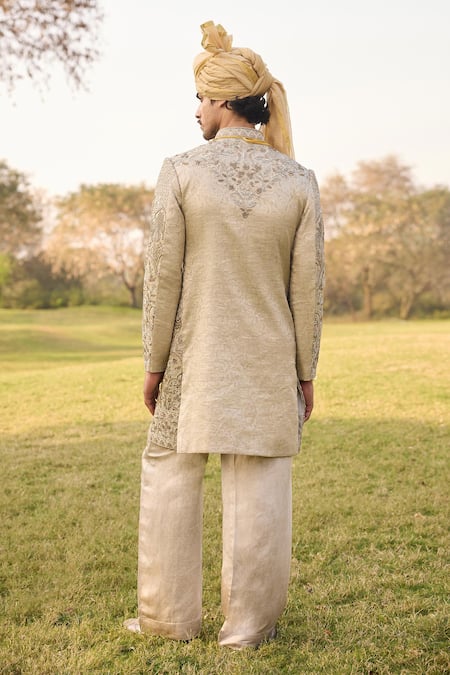 Mukti And Kavith Casa The Imperial Brocade Sherwani Set 
