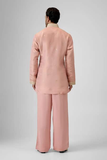 Mukti And Kavith Casa Embroidered Asymmetric Kurta Set 