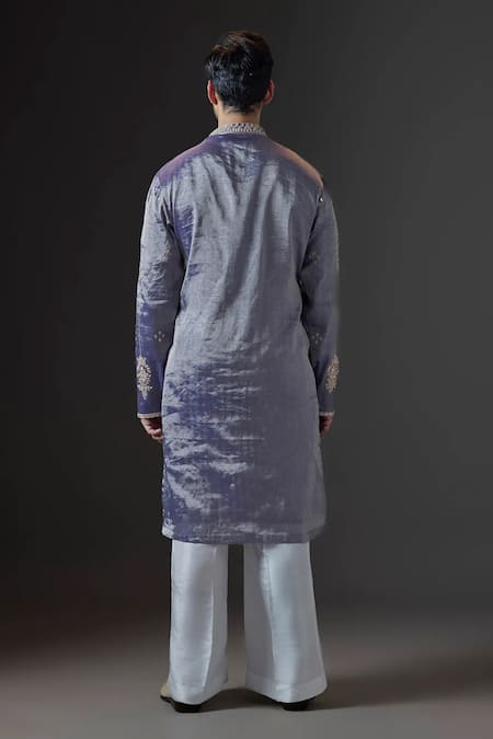 Mukti And Kavith Casa Orchid Embroidered Kurta & Palazzo Set 