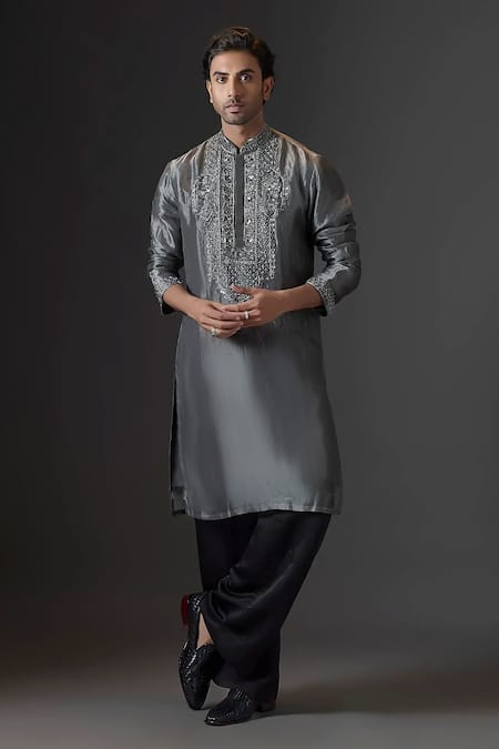 Mukti And Kavith Casa Embroidered Kurta & Palazzo Set 