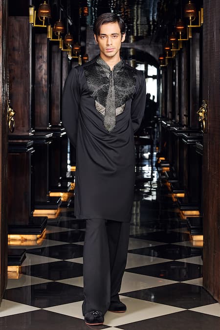 Mukti And Kavith Casa Embroidered Kurta & Palazzo Set 