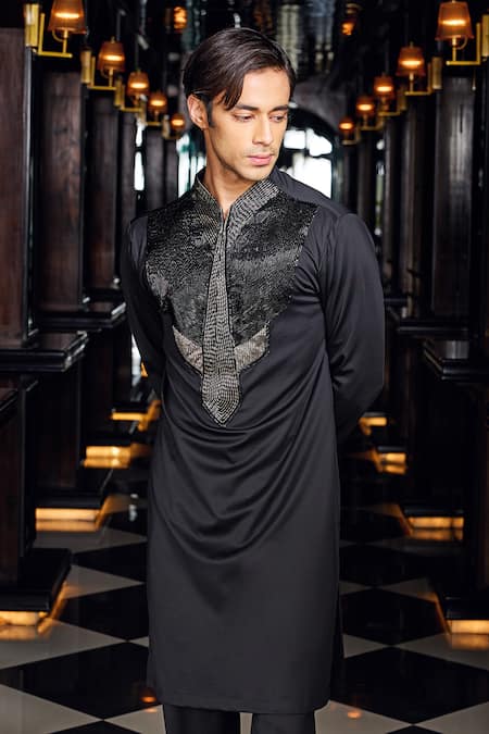 Mukti And Kavith Casa Embroidered Kurta & Palazzo Set 