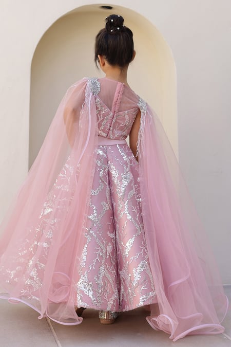 Janyas Closet Sparkle Sequin Embroidered Lehenga & Blouse Set 