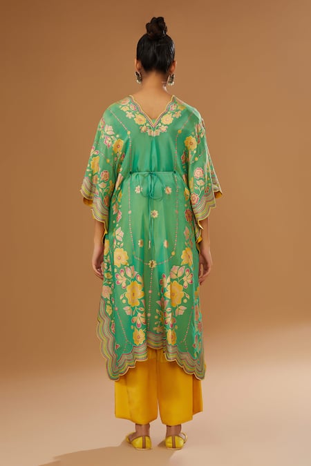 I Am Design Floral Print Kaftan Pant Set 