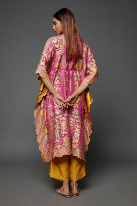 I Am Design Flower Print Kaftan Pant Set 