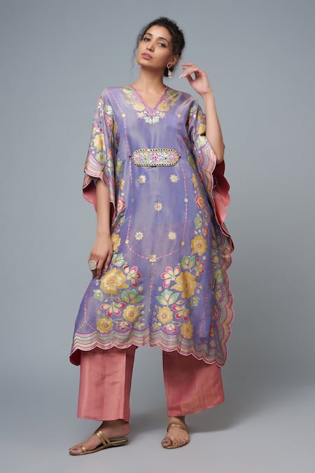 I Am Design Bloom Print Kaftan Pant Set 