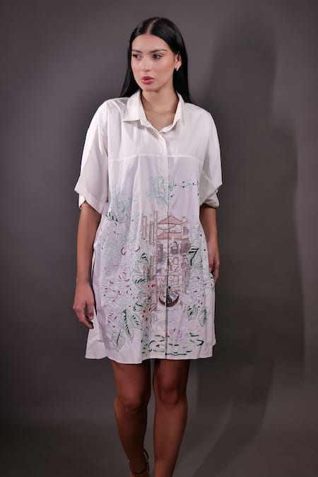 Rahul Singh Kantha & Aari Embroidered Dress 