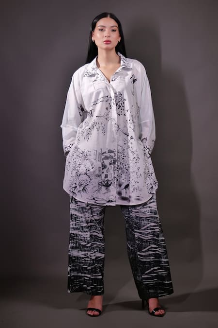 Rahul Singh Printed Shirt & Trouser Set 