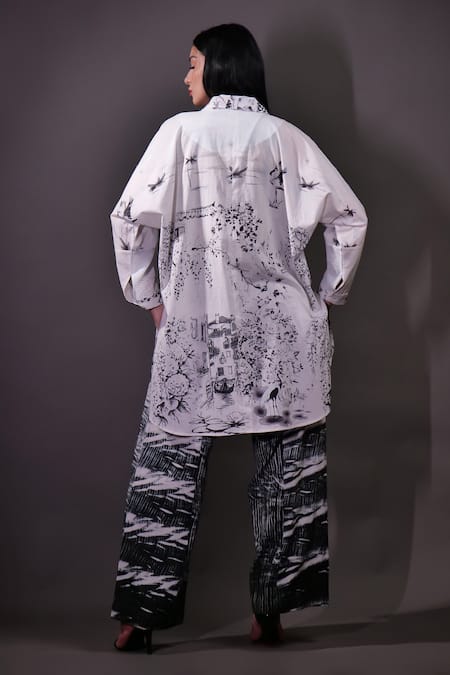 Rahul Singh Printed Shirt & Trouser Set 