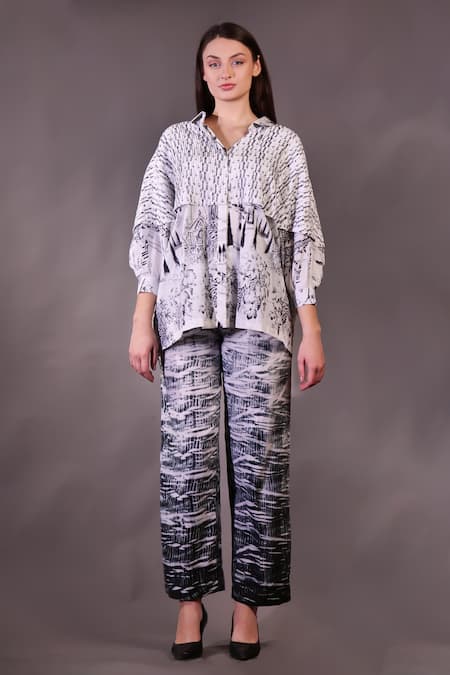 Rahul Singh Block Print Shirt & Pant Set 