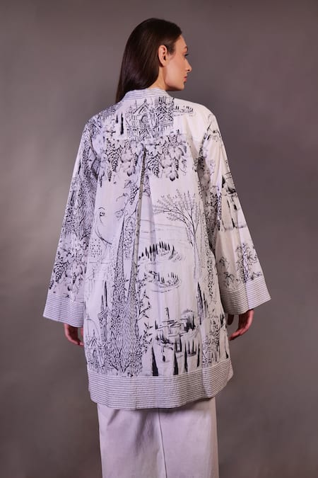 Rahul Singh Printed Tunic With Trouser 