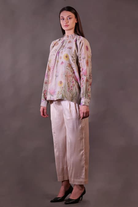 Rahul Singh Printed Top & Trouser Set 