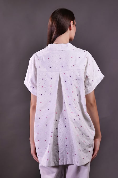 Rahul Singh Schiffli Embroidered Shirt & Trousers Set 