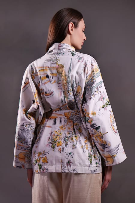 Rahul Singh Printed Shacket & Trouser Set 