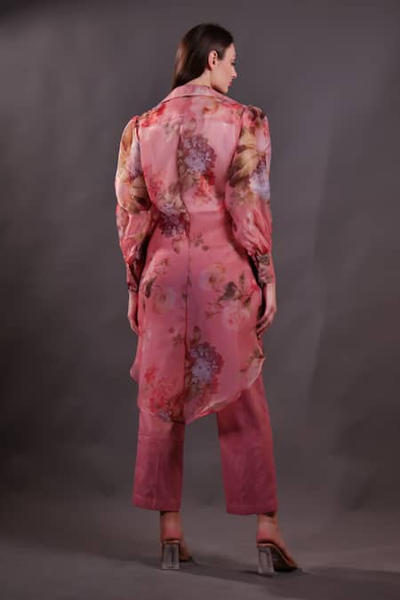 Rahul Singh Floral Print Shirt Trousers Set 