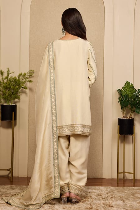 Neha Mehra Hand Embroidered Kurta Salwar Set 