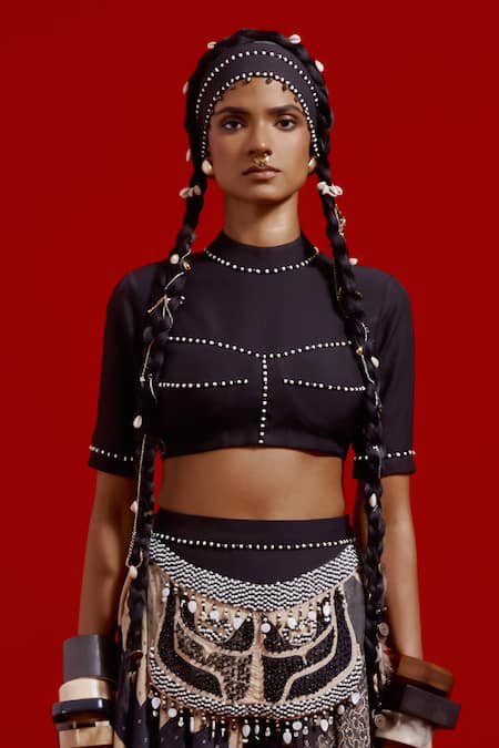 Aseem Kapoor Areej Embroidered Blouse 