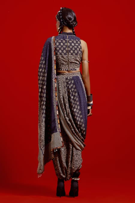 Aseem Kapoor Sadhvi Draped Saree Set 