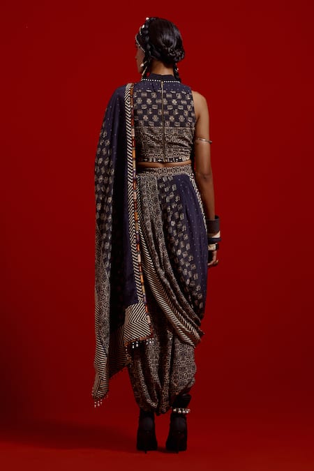 Aseem Kapoor Sadhvi Printed Pre-Draped Saree 