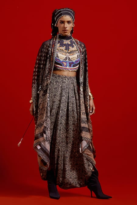 Aseem Kapoor Ritu Embroidered Jacket Set 