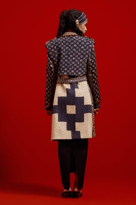 Shop Aseem Kapoor Black Beads, Embroidery High Neck Areej Blouse And Skirt Set Shop_Aseem Kapoor_Black Beads, Embroidery High Neck Areej Blouse And Skirt Set