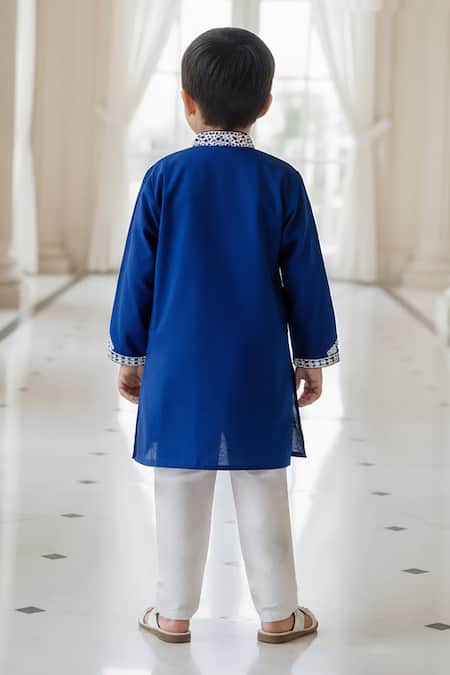 Fayon Kids Embroidered Kurta Pant Set 