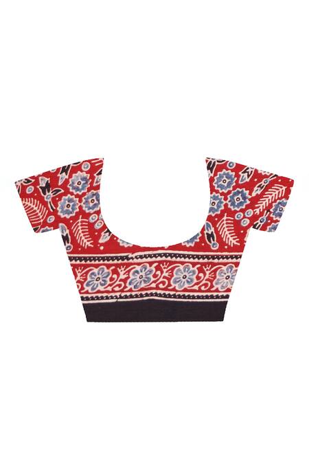 Geroo Jaipur Maroon Modal, Silk Sequins, Aari And Saree With Unstitched Blouse Piece Online at Aza Fashions Geroo Jaipur_Maroon Modal, Silk Sequins, Aari And Saree With Unstitched Blouse Piece _Online_at_Aza_Fashions