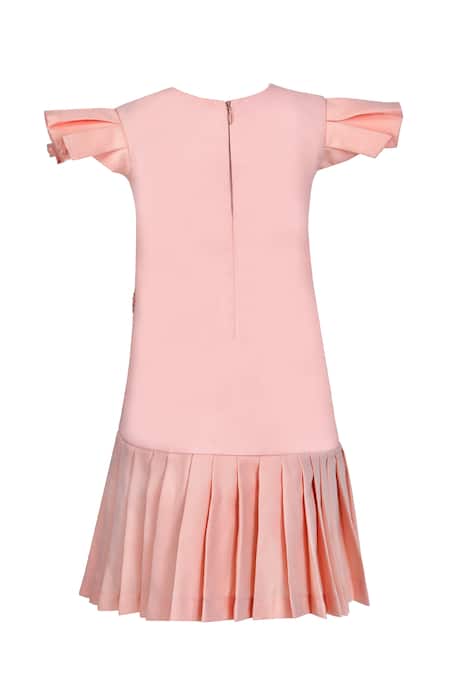 Pooja Wang Hand Embroidered Straight Fit Dress 