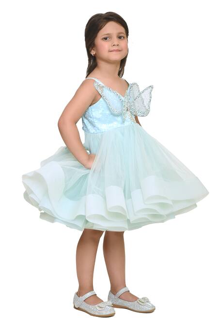 Pooja Wang_Aqua Net Sequins, Stones, Bows Butterfly Dior Dress _Online_at_Aza_Fashions