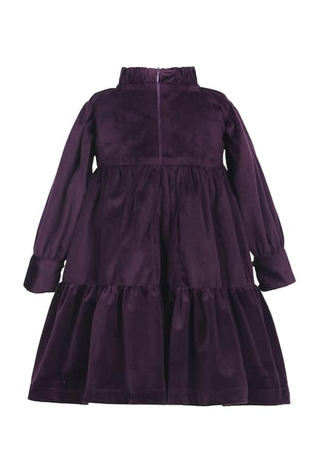 Pooja Wang Savile Bow Velvet Dress 