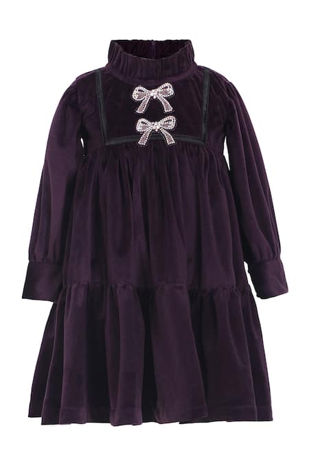 Pooja Wang Savile Bow Velvet Dress 