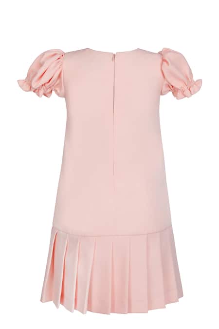 Pooja Wang Fuzzy Friends Thread Embroidered Dress 