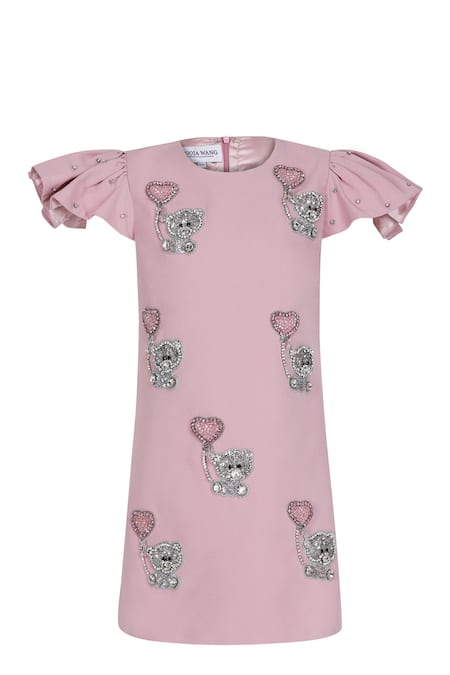 Pooja Wang Teddy Crystal Embellished Dress 