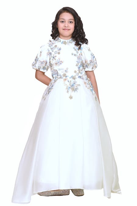 Pooja Wang Zori Crystal Embellished Gown  