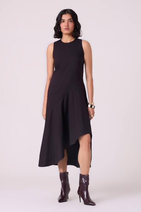 The Summer House Kira Asymmetrical Hem Midi Dress