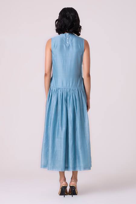 The Summer House Aleksey Floral Embroidered Dress