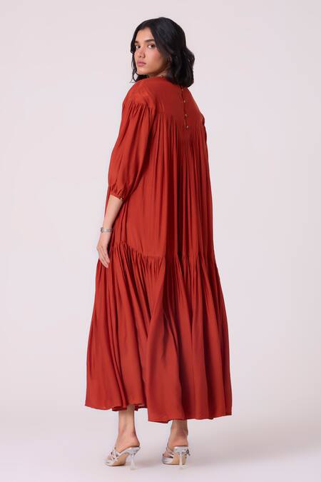 The Summer House Zorka Gathered Tiered Dress