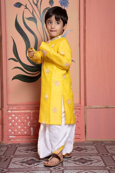 Kirti Agarwal - Pret N Couture Embroidered Kurta & Dhoti Pant Set 